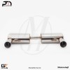 2X102mm Meisterschaft Stainless - GT Racing Exhaust for BMW E90/E91 335i & 335xi Turbo models